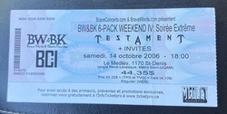 Testament / Brutal Truth / Dismember / Camilla Rhodes / Torn Within / grave on Oct 14, 2006 [949-small]