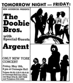 The Doobie Brothers / Argent on May 18, 1973 [196-small]