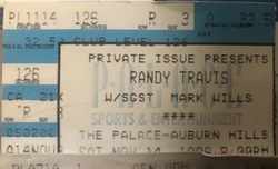 Randy Travis / Mark Wills on Nov 14, 1998 [436-small]
