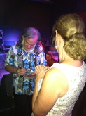 David Lindley signing autographs for fans., David Lindley on Sep 4, 2011 [567-small]