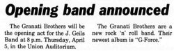 The J. Geils Band / Granati Brothers on Apr 5, 1979 [617-small]