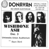 Wishbone Ash / Camel on Dec 3, 1974 [714-small]