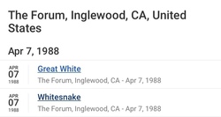 Whitesnake  / Great White on Apr 7, 1988 [808-small]