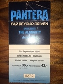 Pantera / downset. / The Almighty on Sep 29, 1994 [585-small]