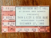 Code Blue / Thin Lizzy on Dec 17, 1980 [922-small]