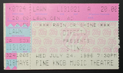 Sting / Lyle Lovett & His Large Band on Jul 24, 1996 [094-small]