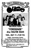 Heart / Foreigner / Walter Egan on May 17, 1977 [207-small]