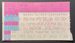 The Brian Setzer Orchestra / Big Rude Jake on Jul 11, 1997 [228-small]