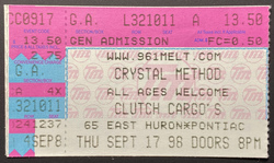 The Crystal Method on Sep 17, 1998 [242-small]