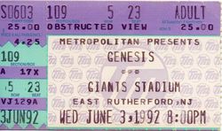 Genesis on Jun 3, 1992 [262-small]