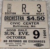 The Four Tops / dionne warwick / Wilson Pickett / Gladys Knight and The Pips / Martha and The Vandellas on Oct 9, 1966 [339-small]