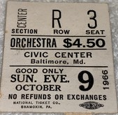 Four Tops / Dionne Warwick / Wilson Pickett / Gladys knight & The Pips / Martha and The Vandellas on Oct 9, 1966 [339-small]