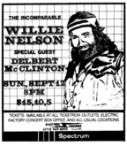 Willie Nelson / Delbert McClinton on Sep 12, 1982 [377-small]