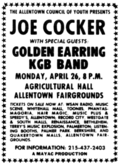 Joe Cocker / Golden Earring / KGB on Apr 26, 1976 [637-small]