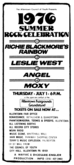 Rainbow / Leslie West / Angel / Moxy / Chumbi on Jul 1, 1976 [641-small]