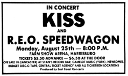 Kiss / REO Speedwagon on Aug 25, 1975 [753-small]