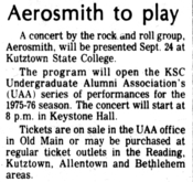 Aerosmith / Ted Nugent on Sep 24, 1975 [778-small]