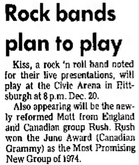 KISS / Mott the Hoople / Rush on Dec 20, 1975 [794-small]