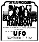 Rainbow / UFO on Nov 17, 1975 [799-small]