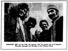Country Joe & The Fish / Led Zeppelin / Taj Mahal on Jan 9, 1969 [978-small]
