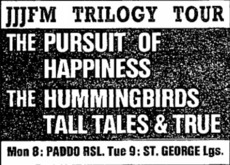 The Pursuit of Happiness / The Hummingbirds / Tall Tales And True on Apr 9, 1991 [005-small]