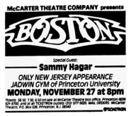 Boston / Sammy Hagar on Nov 27, 1978 [150-small]