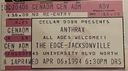 Anthrax / Fight on Apr 6, 1994 [250-small]