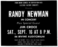 Randy Newman / Jim Croce on Sep 16, 1972 [257-small]