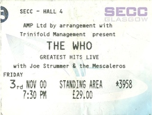 The Who / Joe Strummer And The Mescaleros on Nov 3, 2000 [383-small]