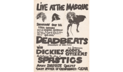 The Deadbeats / The Dickies / Model Citizens / Spastics on Oct 22, 1977 [467-small]