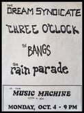 The Dream Syndicate / The Three O'clock / The Bangles / Rain Parade on Oct 4, 1982 [521-small]