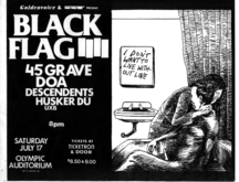 Black Flag / 45 Grave / D. O. A. / Descendents / Hüsker Dü on Jul 17, 1982 [523-small]