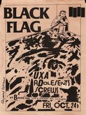 Black Flag / UXA / Adolescents / The Screws on Oct 24, 1980 [524-small]