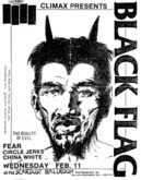 Black Flag / The Circle Jerks / Adolescents / China White / Fear / Minutemen on Feb 11, 1981 [529-small]
