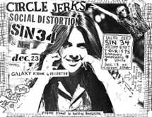 Circle Jerks / Social Distortion / Sin 34 / Panty Shields on Dec 23, 1982 [539-small]