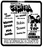 Warren Zevon / Mink Deville on Apr 18, 1980 [808-small]