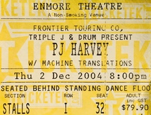 tags: Ticket - PJ Harvey / Machine Translations on Dec 2, 2004 [829-small]