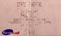tags: Ticket - Paul Kelly / Renée Geyer on Jul 4, 1996 [830-small]