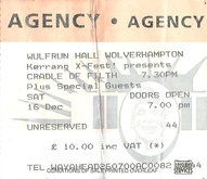 Cradle of Filth / Christian Death / Usurper on Dec 16, 2000 [204-small]