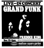 Grand Funk Railroad / Freddie King on Dec 23, 1972 [214-small]