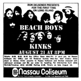 The Beach Boys / The Kinks / Casey Kelly on Aug 21, 1972 [232-small]