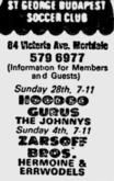 Hoodoo Gurus / The Johnnys on Jul 28, 1985 [298-small]