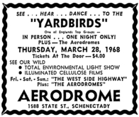 The Yardbirds / The Aerodromes on Mar 28, 1968 [437-small]