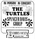 The Turtles / Spencer Davis Group on Aug 27, 1967 [625-small]