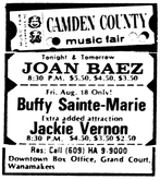 Buffy Sainte-Marie / Jackie Vernon on Aug 18, 1967 [633-small]