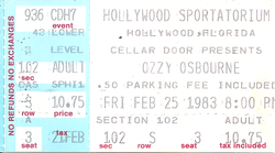 Ozzy Osbourne / vandenburg on Feb 25, 1983 [661-small]