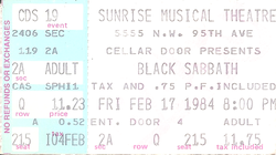 Black Sabbath on Feb 18, 1984 [664-small]