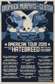 Dropkick Murphys / Amigo the Devil / Clutch / Hatebreed on Sep 25, 2019 [670-small]