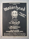 Motorhead / Virgin Steele / The Rods on Jul 15, 1983 [673-small]