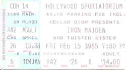 Iron Maiden / Twisted Sister on Feb 15, 1985 [684-small]